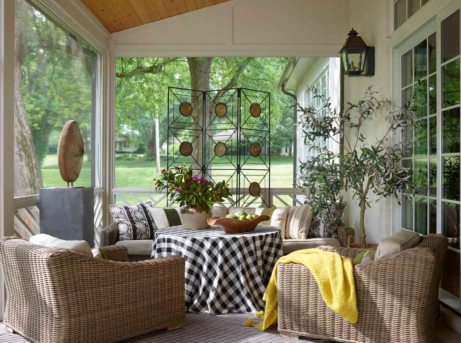 Prints and Textures back porch ideas
