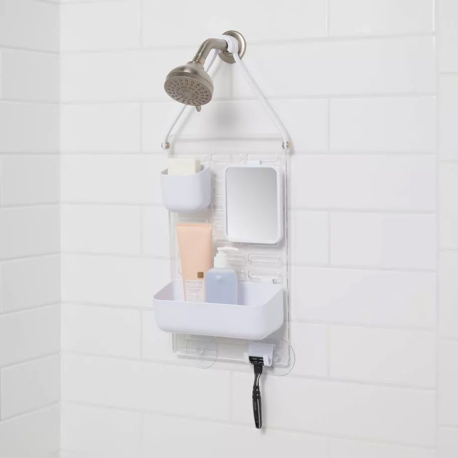 Adjustable Shower Caddy White - Room Essentials™