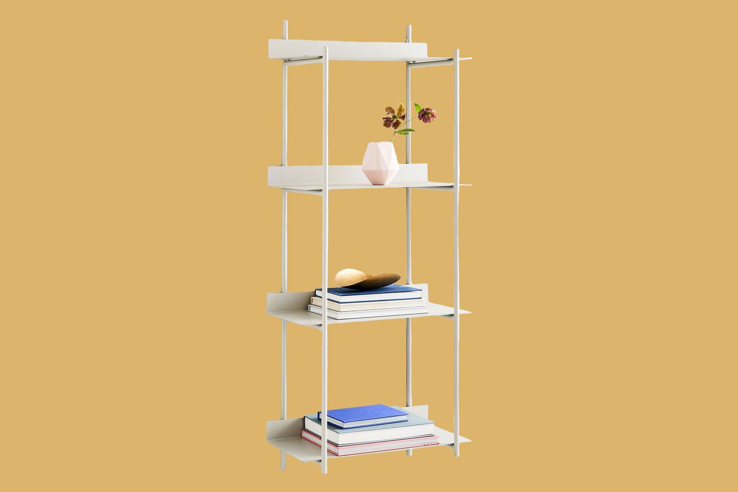 Floating Lines Metal Wall Shelf