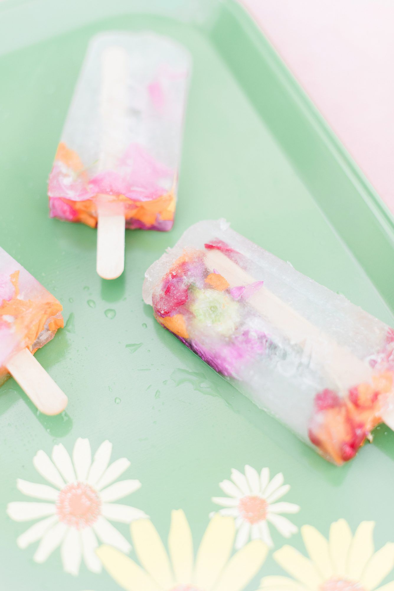 floral popsicles