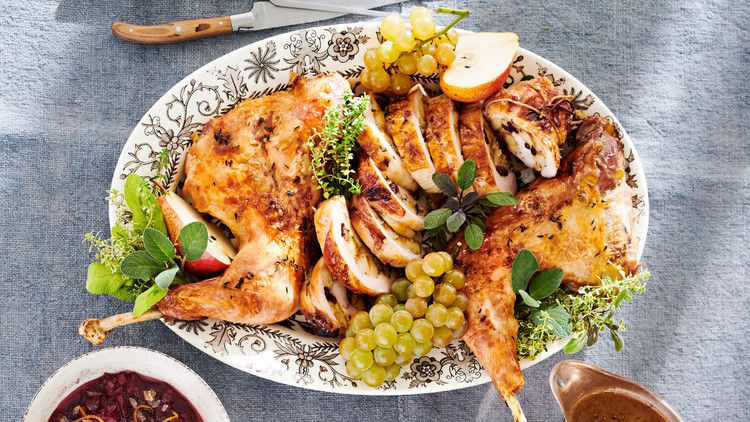 Turkey-Breast Roulade &amp; Braised Legs