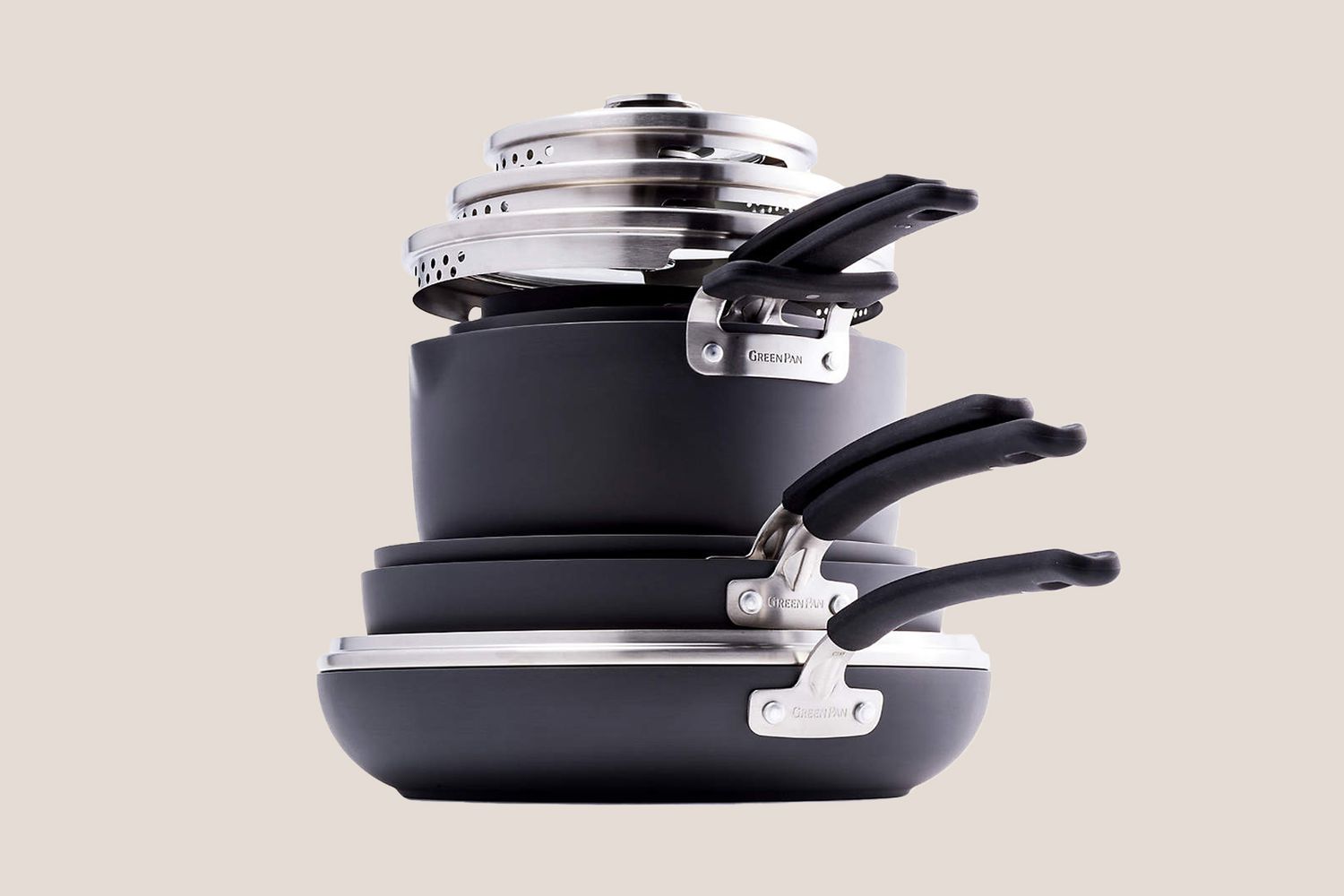 GreenPan Prestige Ceramic Nonstick 11-Piece Cookware Set
