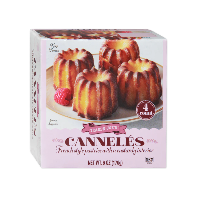 Box of Trader Joes Cannels French pastries