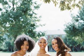 bride and bridesmaids