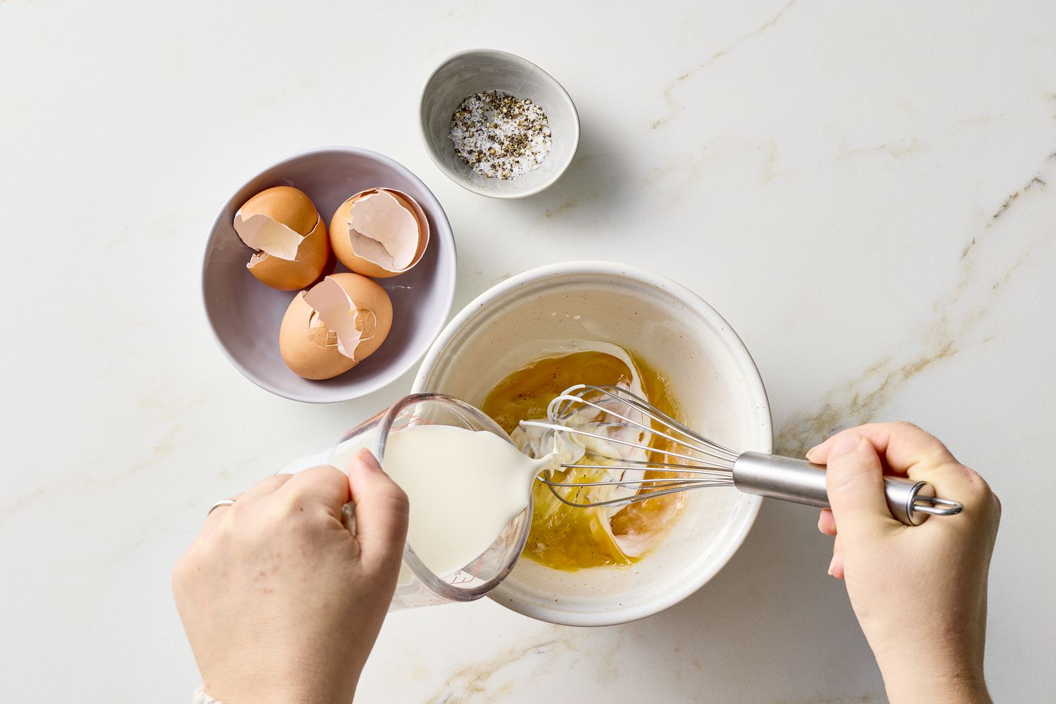 Breakfast casserole with bacon