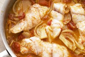 braised fish with fennel and tomato