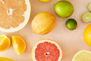 citrus fruits such as lemons, grapefruit, oranges and limes