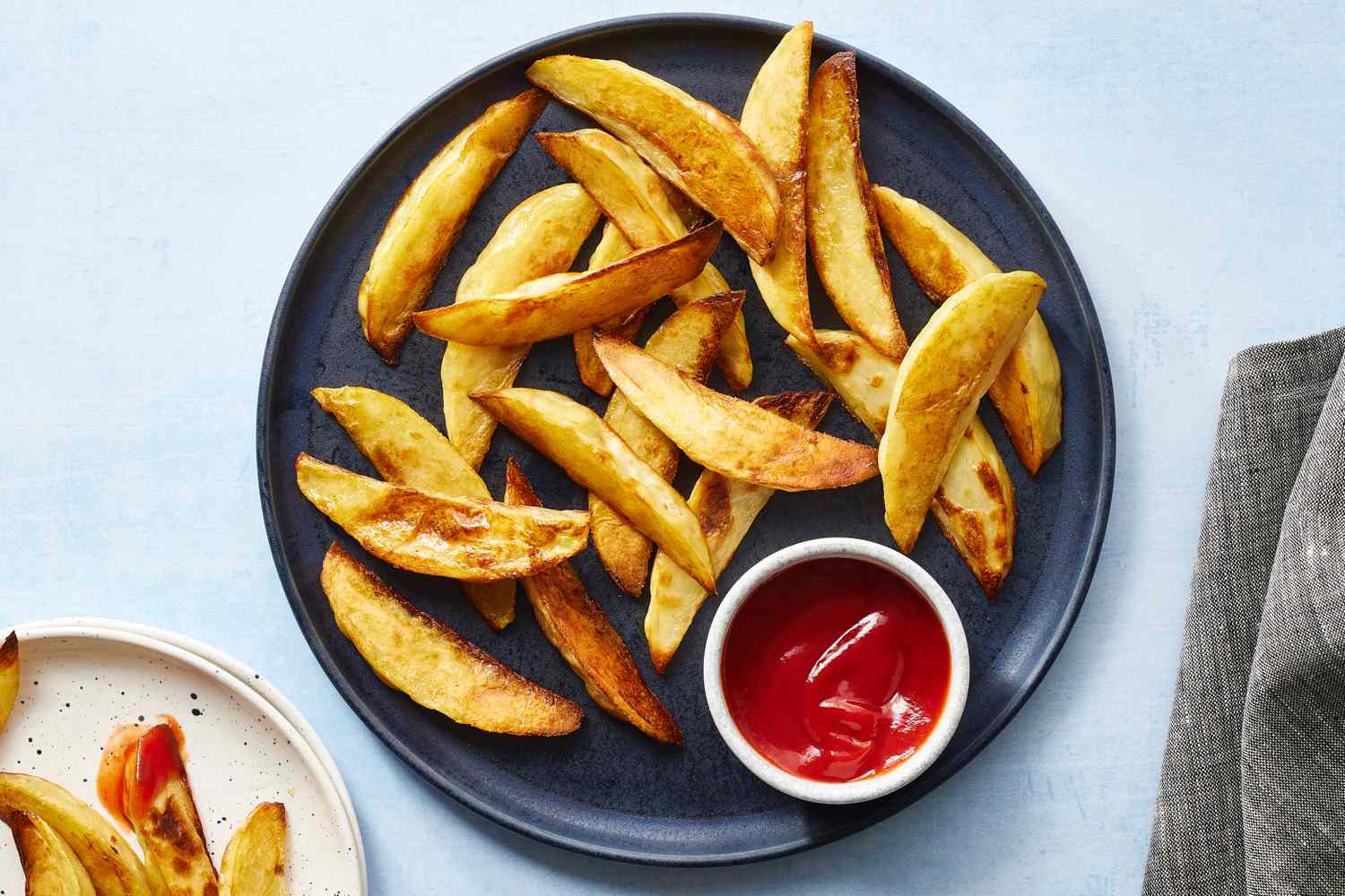 Potato wedge french fries