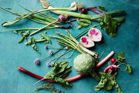 Radish, allium, asparagus, artichoke
