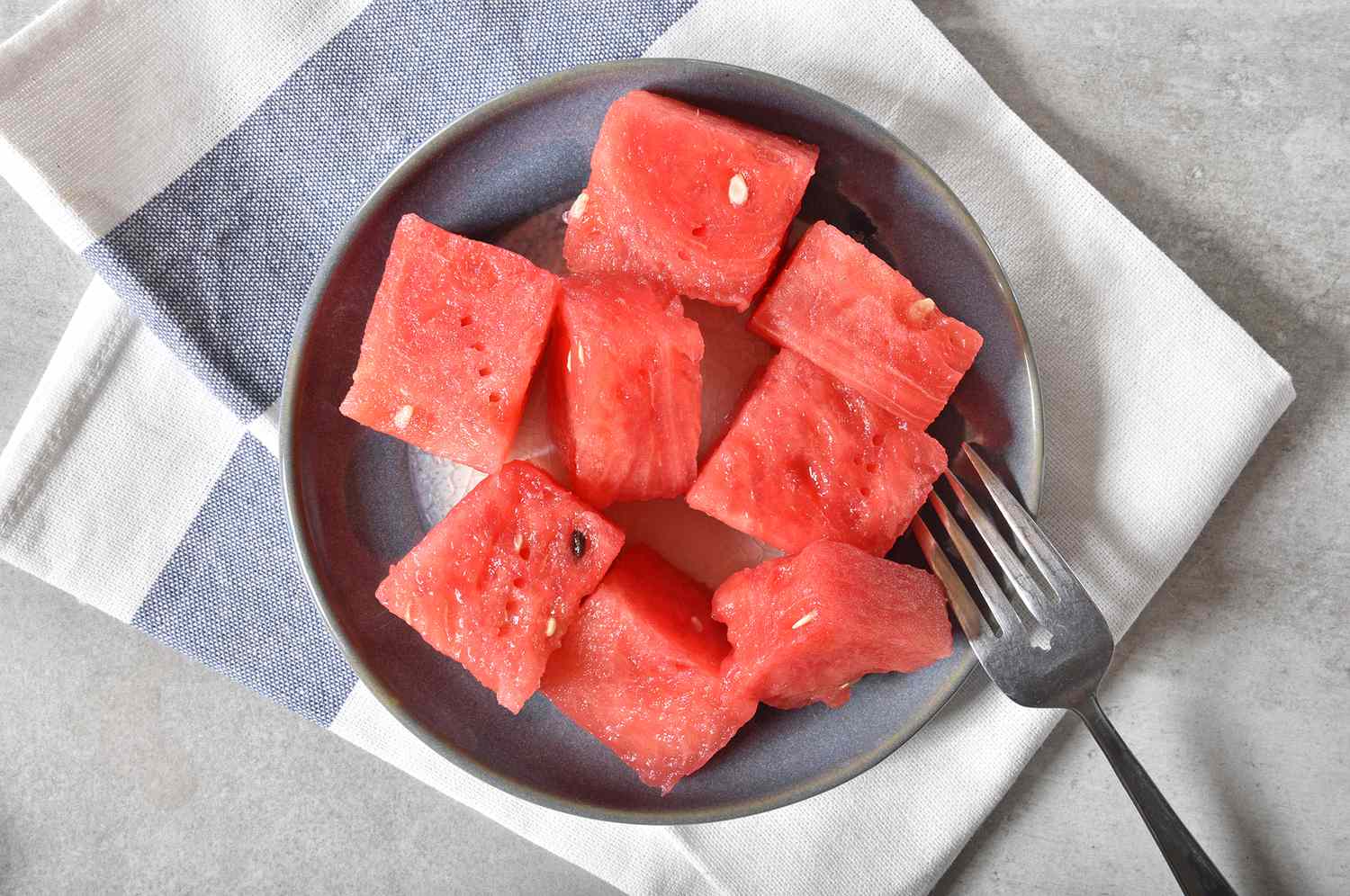cubed watermelon