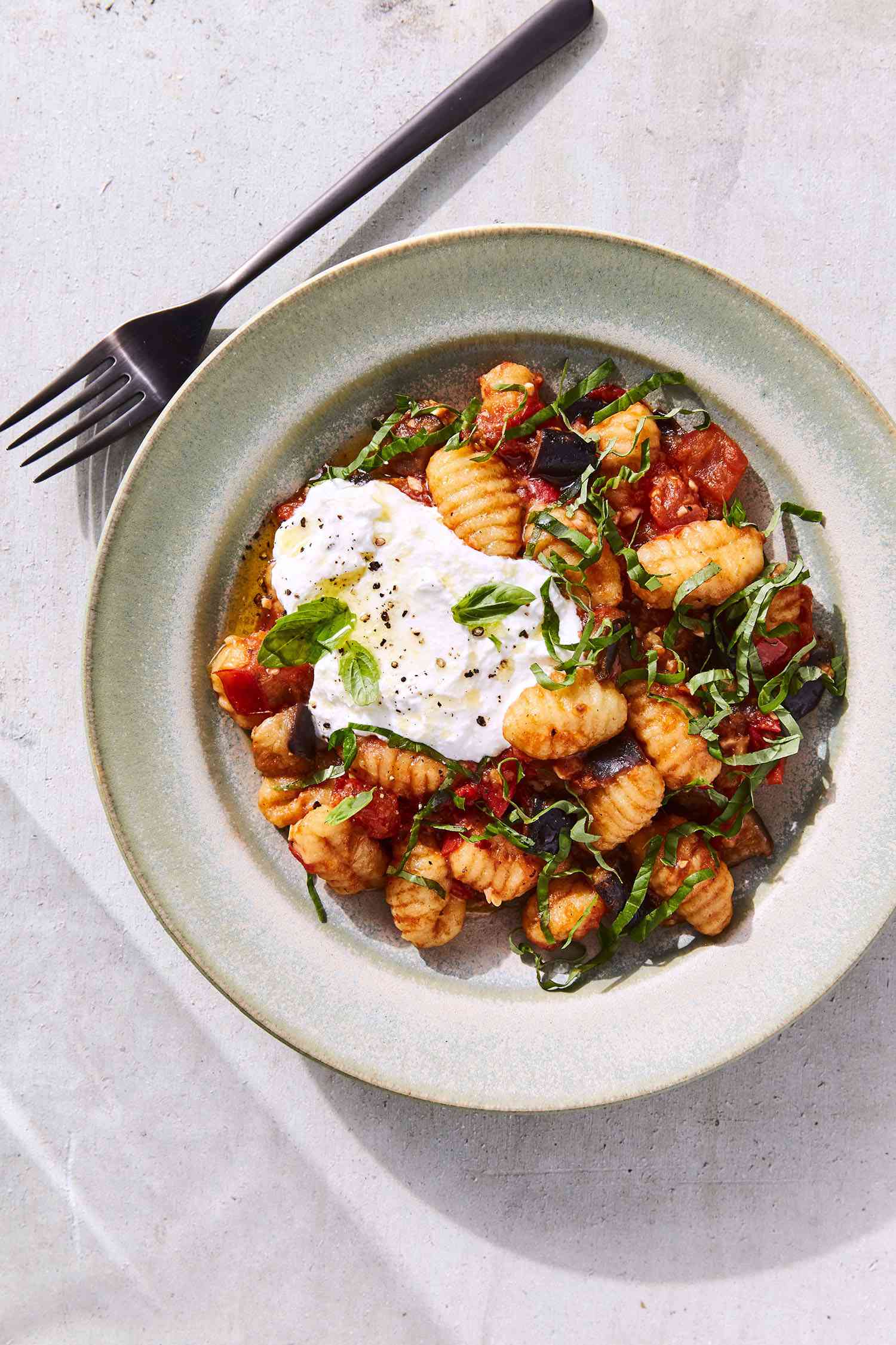 tomato eggplant gnocchi