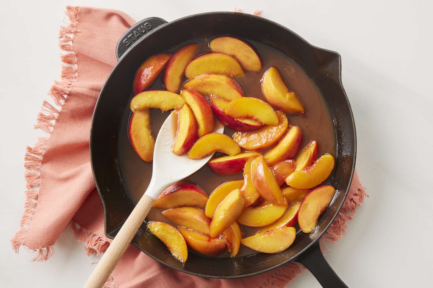 Caramelized Skillet Peaches