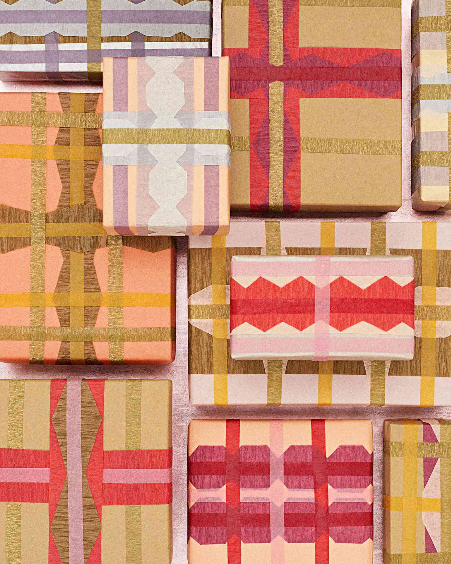 party streamers gift-wrapping