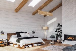 whitewash bedroom 