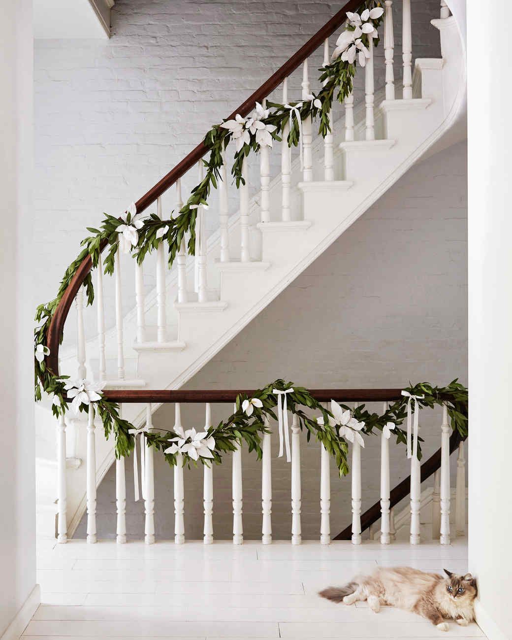 plaster dipped magnolia garland