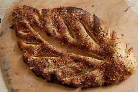 fougasse with rosemary and seeds