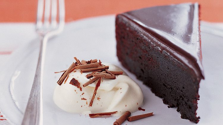 Glazed Chocolate Cake