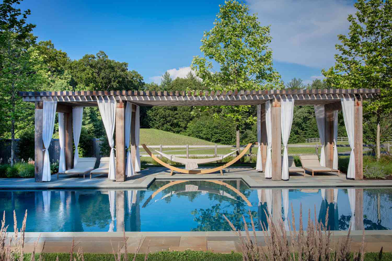 pergola over pool deck