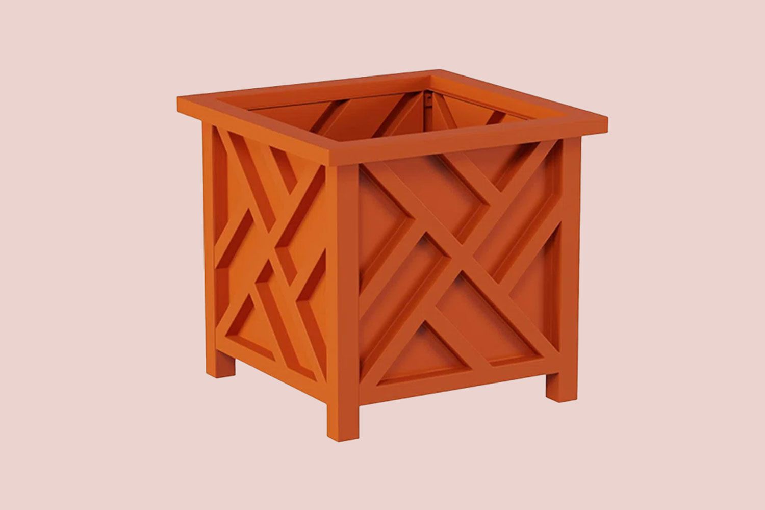 Gracie Oaks Calista 14.75in Lattice Planter Box