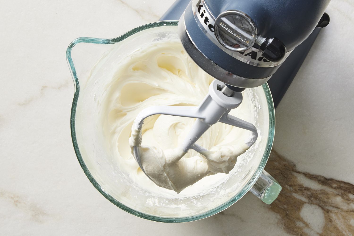 Frosting in stand mixer