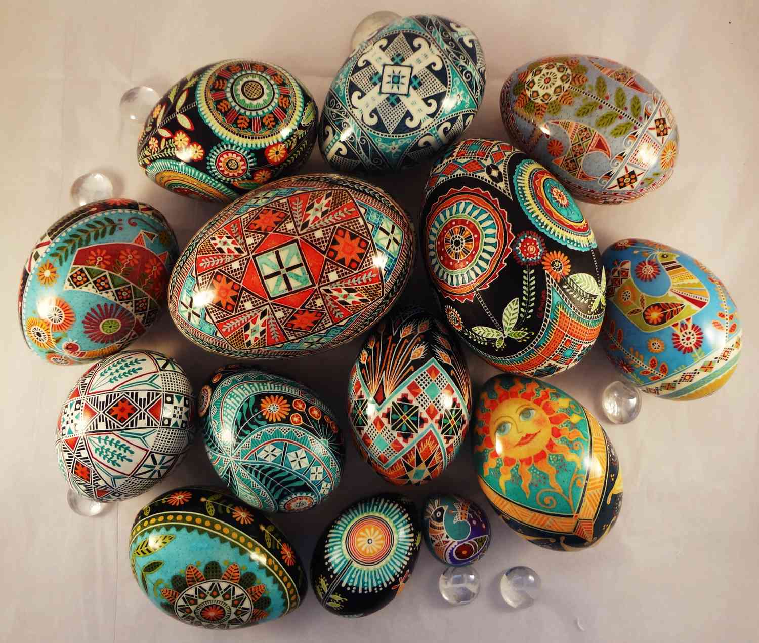 Pysanky eggs
