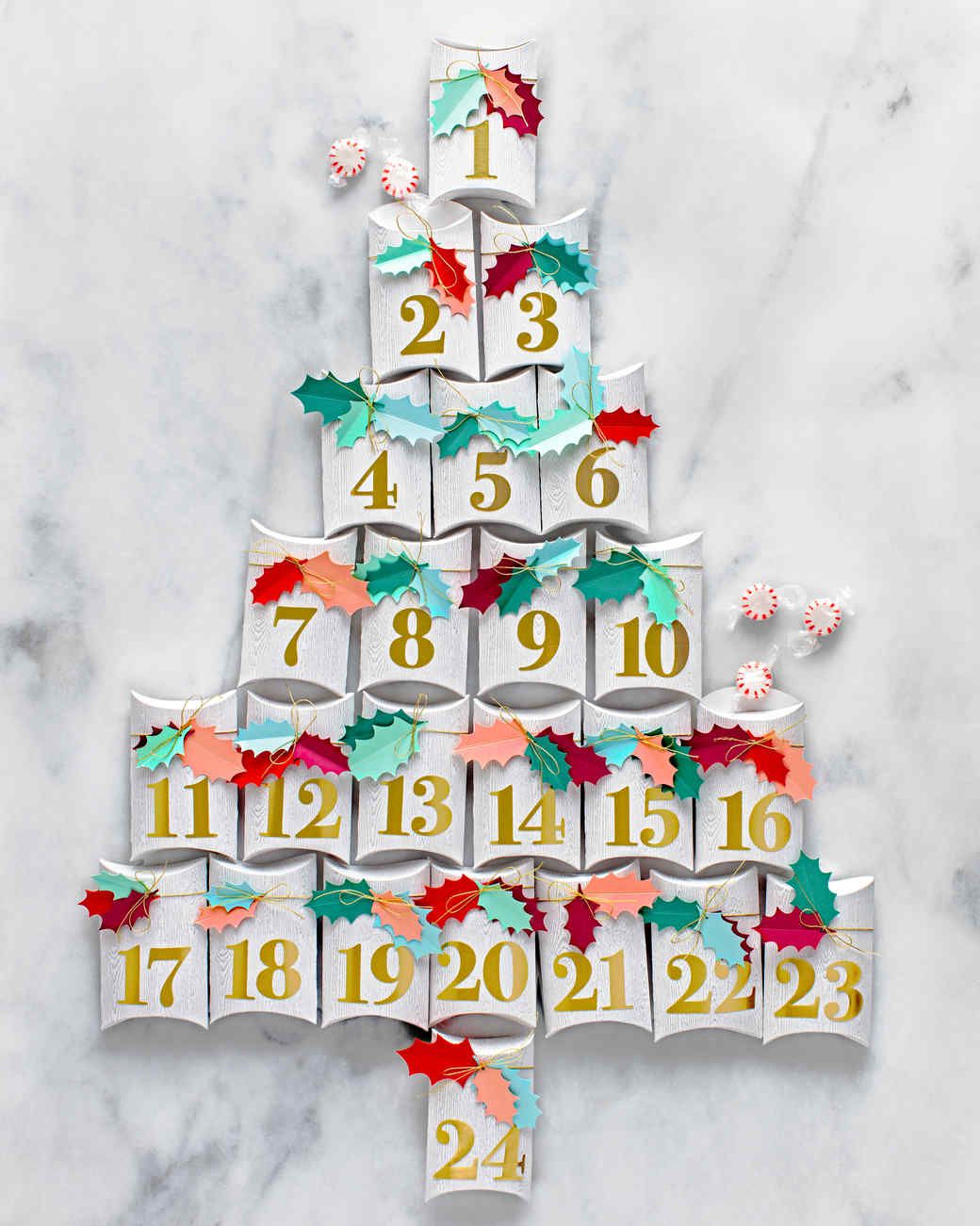 gift box advent calendar