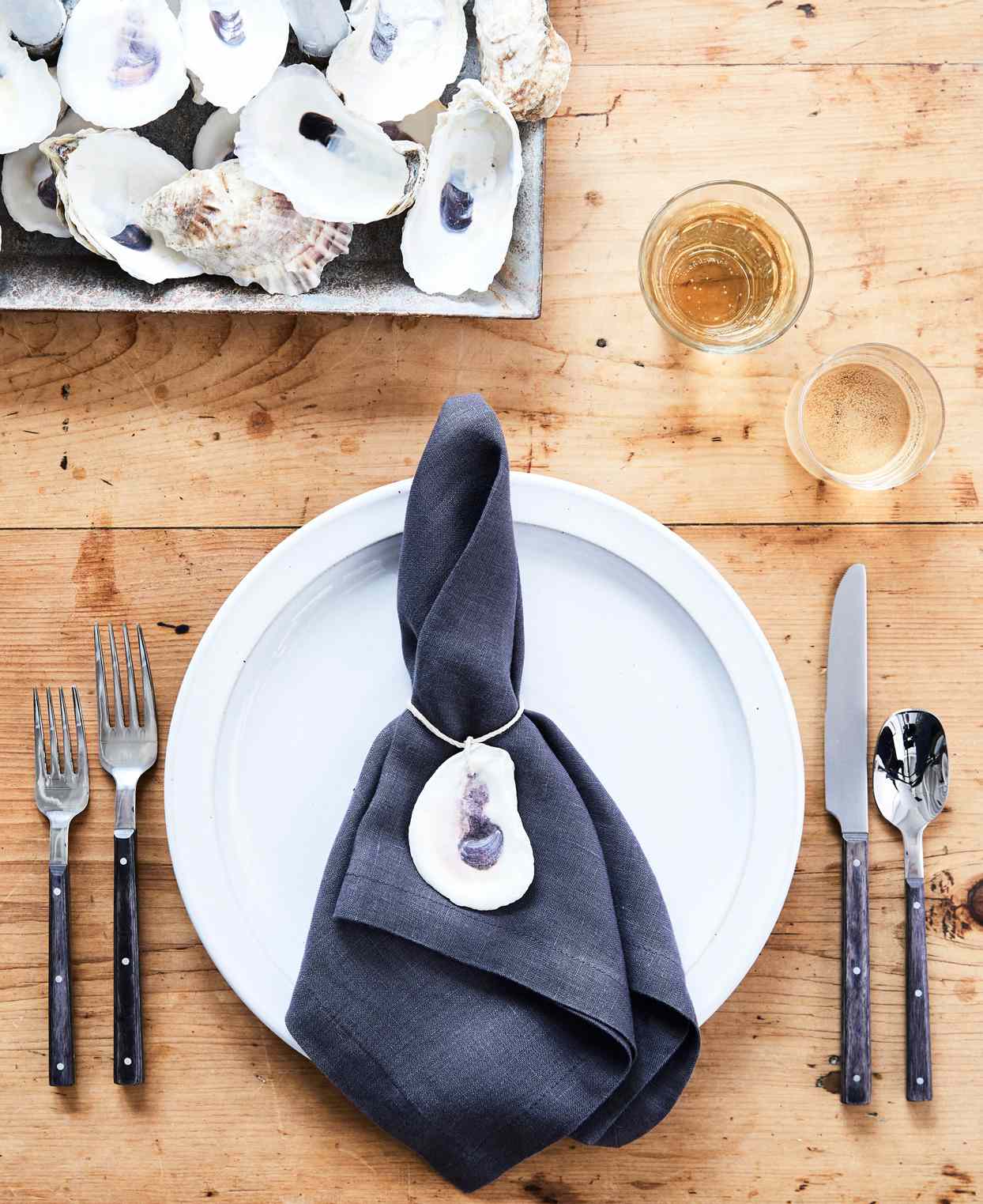 shell table setting