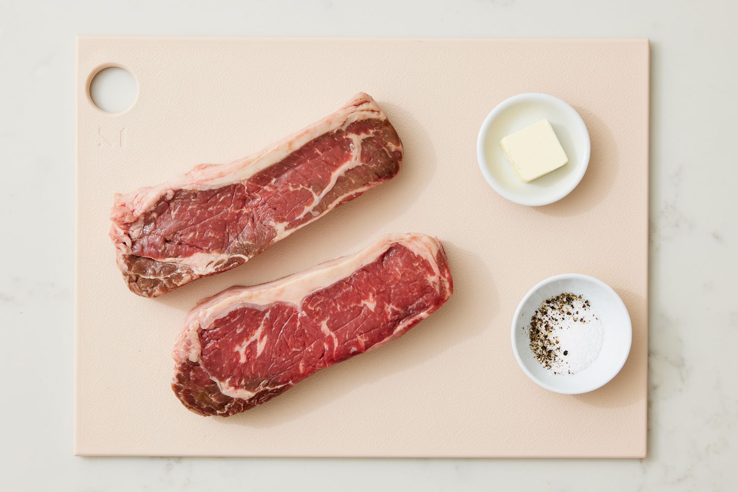 Ingredients for Pan-Fried Steak 