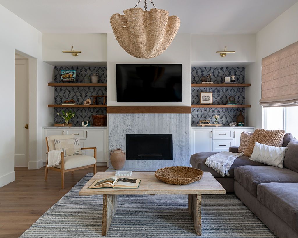 Create Symmetry TV Wall Idea