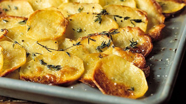 baked potato slices