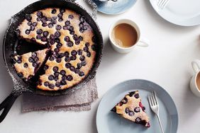 Oven-Baked Blueberry Pancake