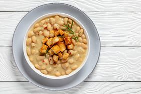 rosemary garlic creamy white bean soup