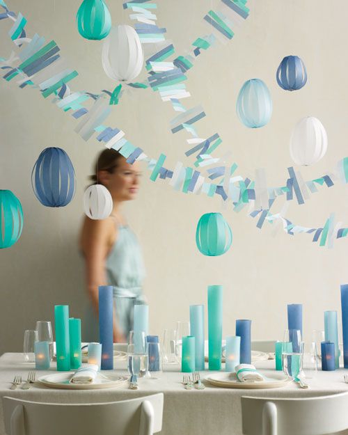 Copper Candle Centerpieces