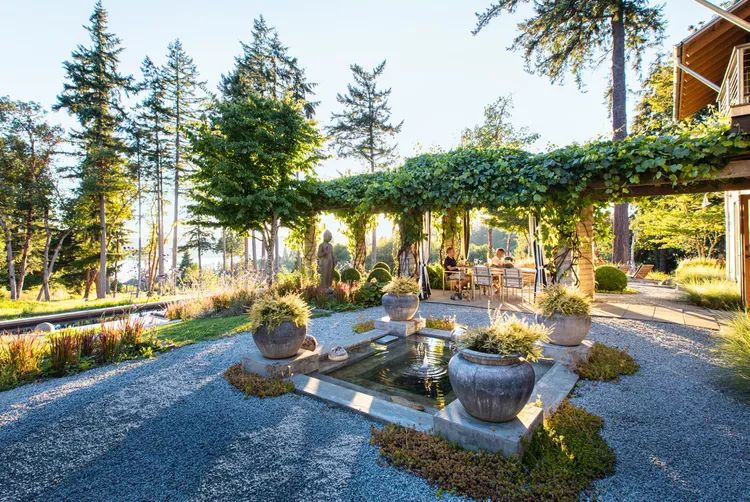Ivy-Covered Open Gazebo