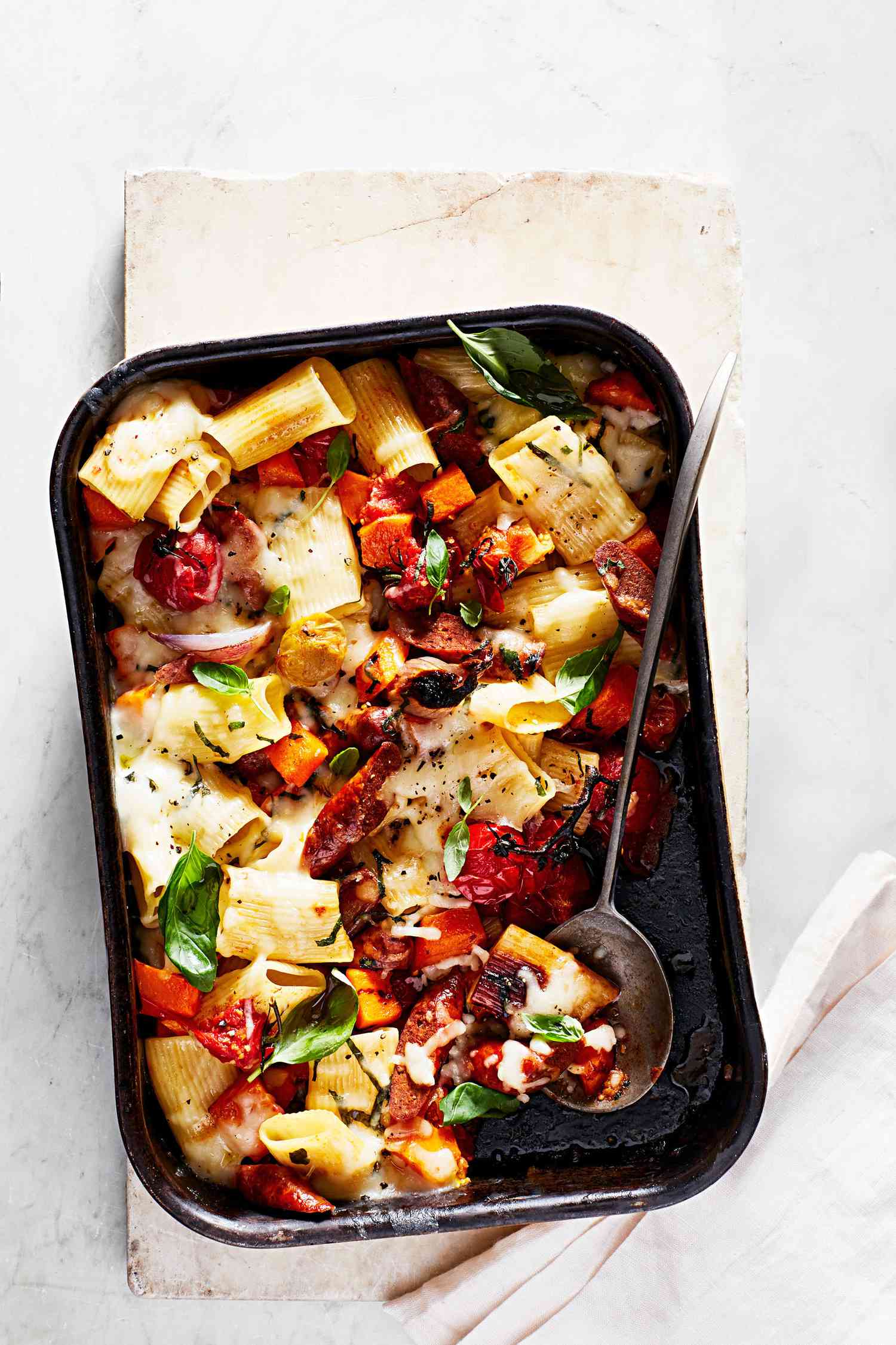 sausage and rigatoni bake