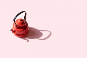 red tea kettle