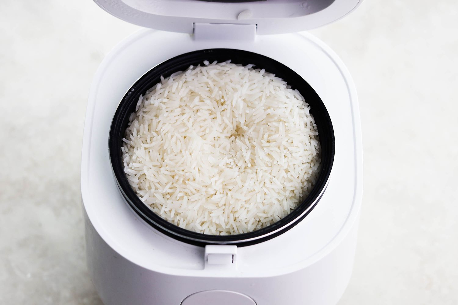 How to Make Perfect White Rice in a Rice Cooker - done