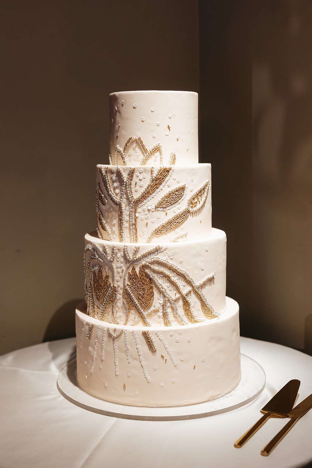 Sequin Cake Wedding Trend