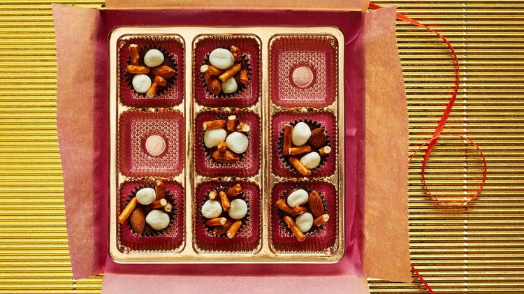 chocolates wrapping box nuts