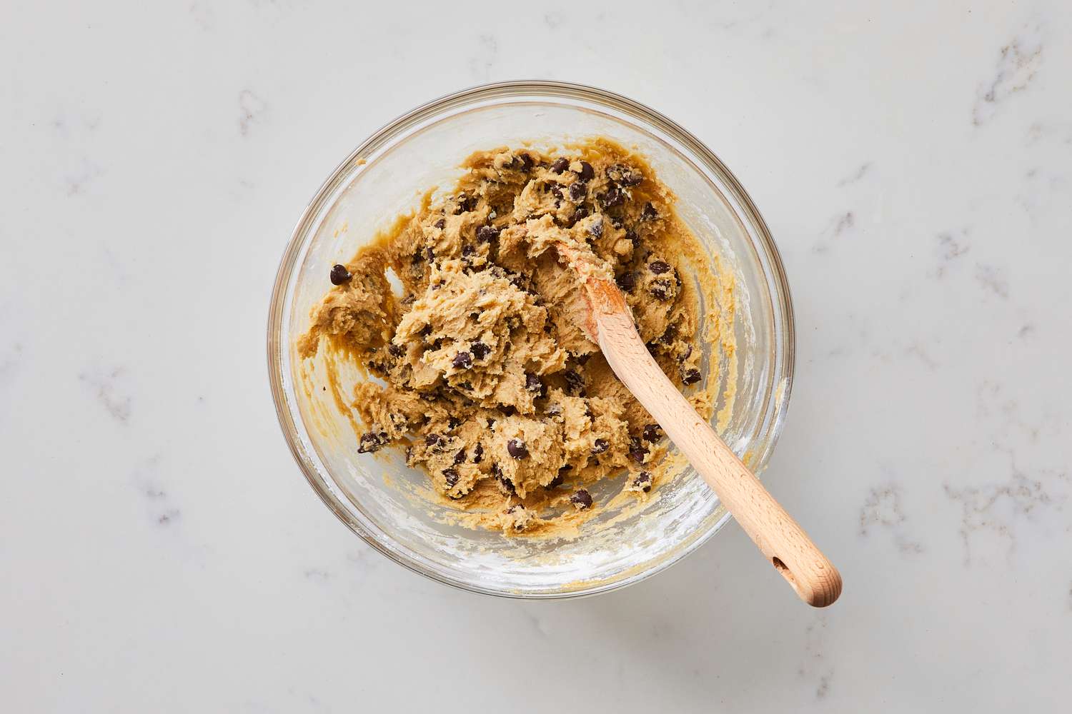 Choc Chip Skillet Cookie mixture