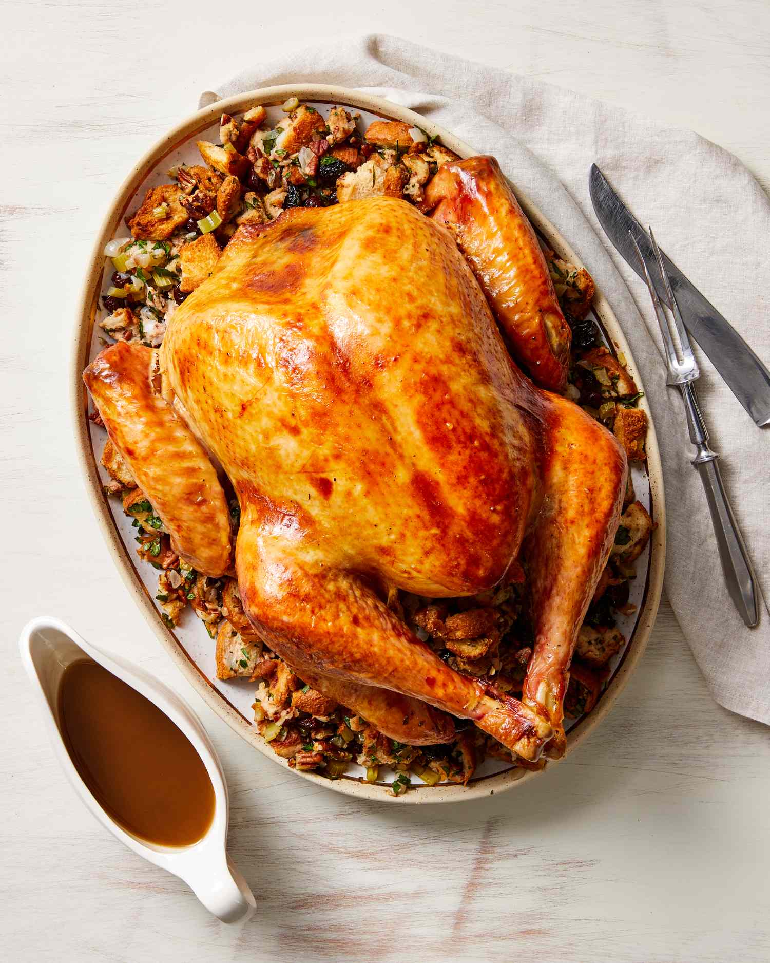 Perfect Roast Turkey with Cheesecloth