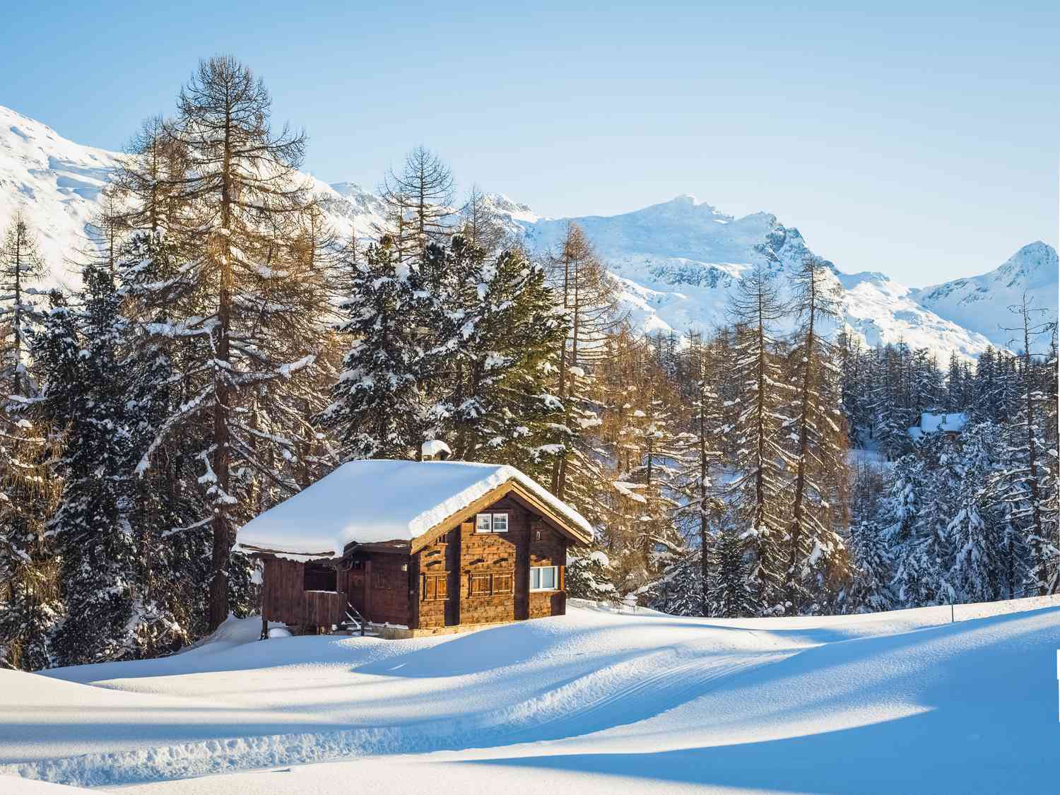 Mountain winter landscape