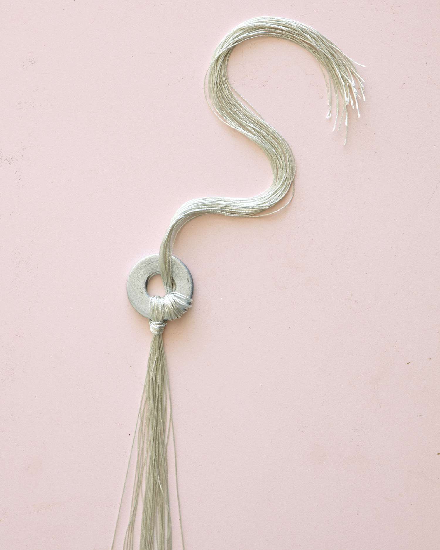 Silver chords tied together