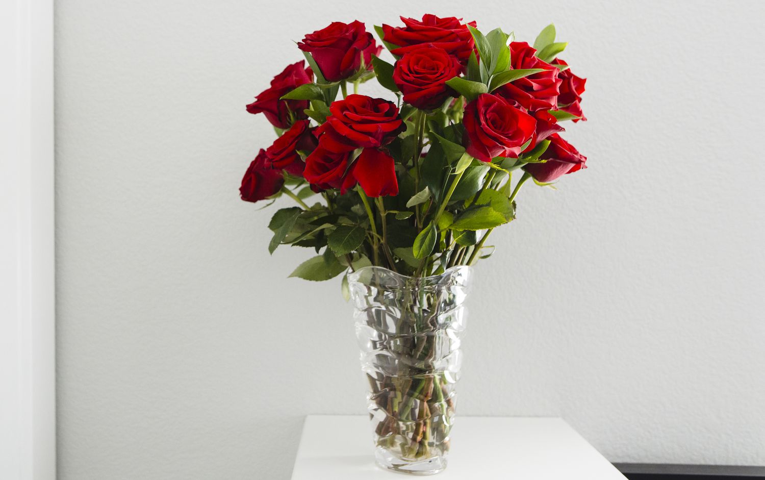 Roses in vase