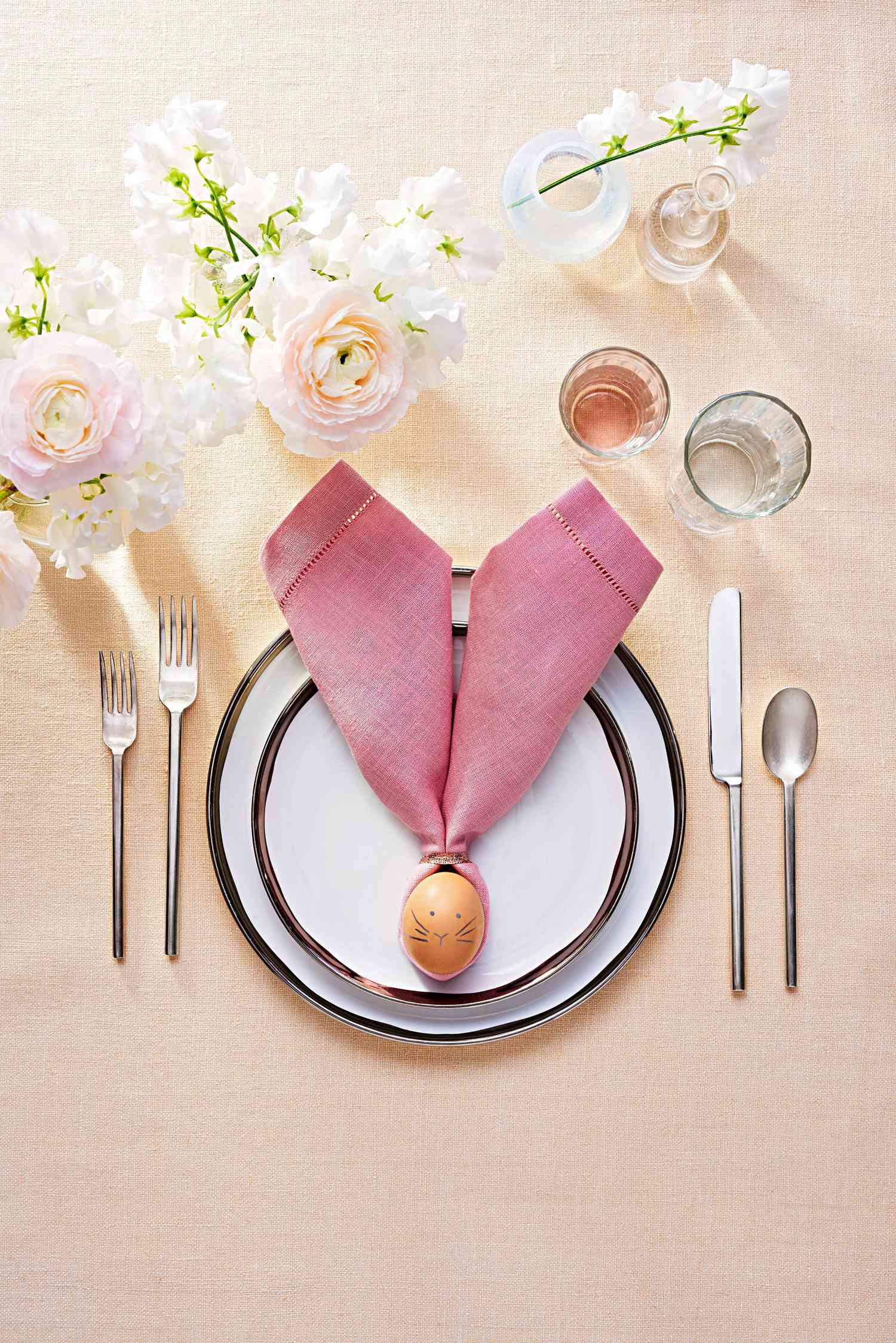 bunny ears napkins