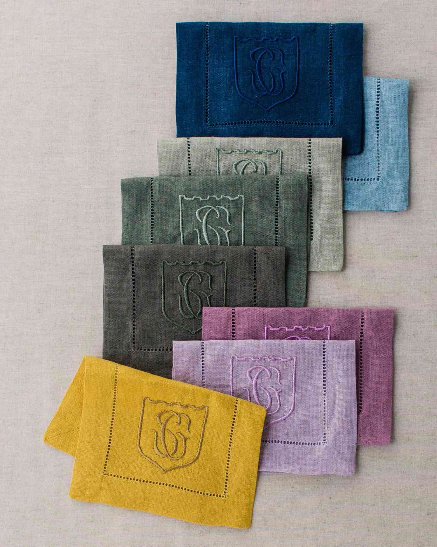 embroidered napkins