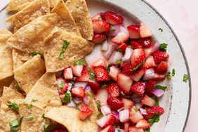Strawberry Salsa and nacho chips