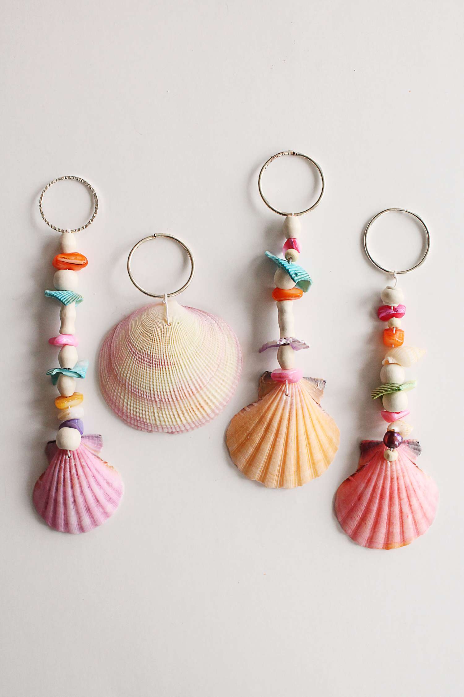 seashell keychains