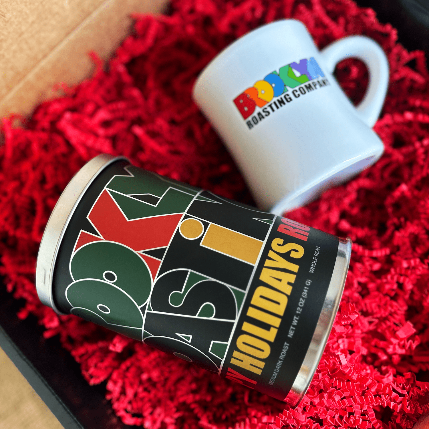 holiday coffee and mug