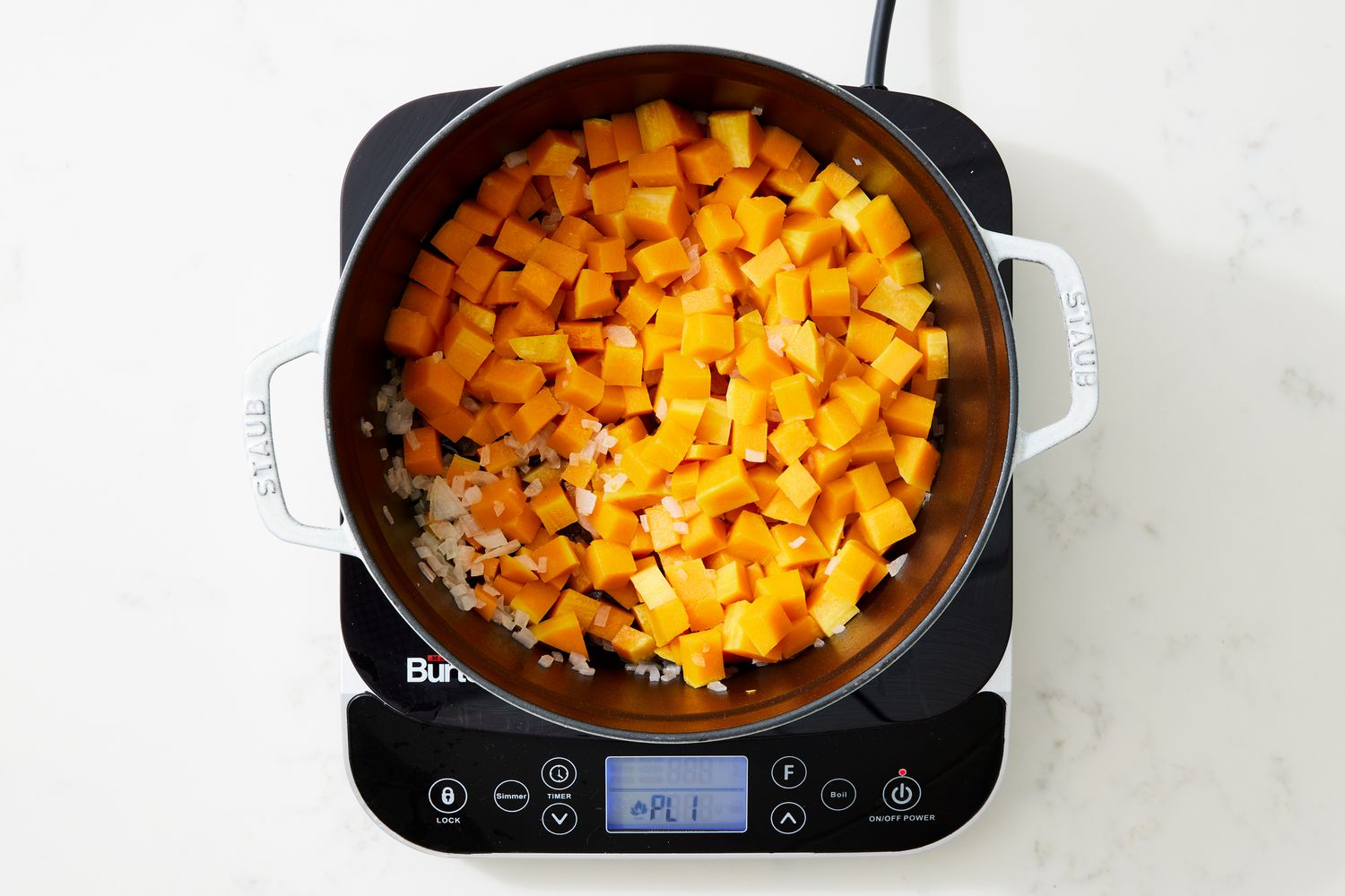 Step 2 Apple-Butternut Squash Soup